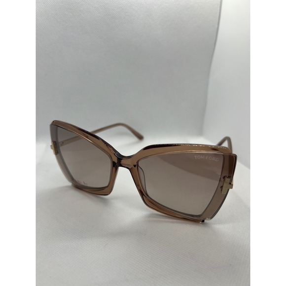 Tom Ford Gia TF766 Cat‎ Eye Sunglasses Designer Frames Fashion Eyewear - Picture 1 of 6